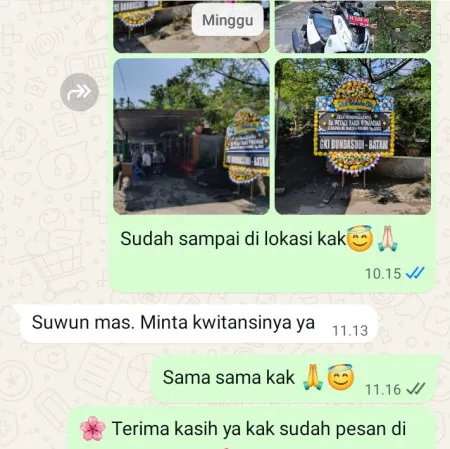 Pengiriman Papan Bunga Duka Petogogan