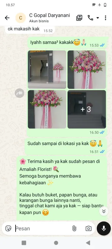 Pengiriman Karangan Bunga Petogogan