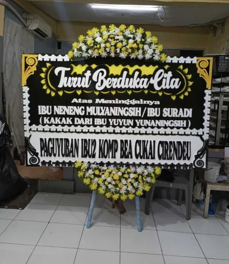 Papan Bunga Duka Petogogan